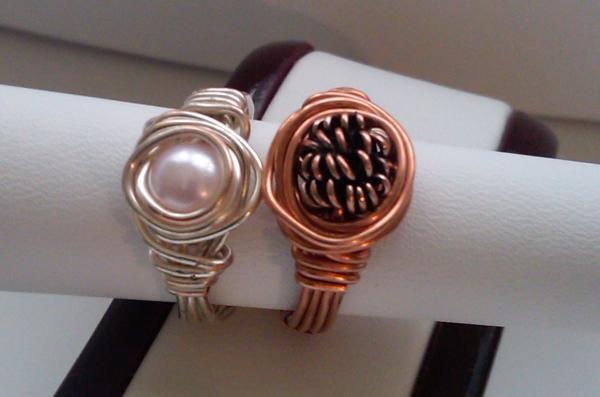 Image for event: Jewelry Class: Wire Wrapped Rings