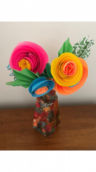 Image for event: Adult Craft: Swirled Paper Flowers