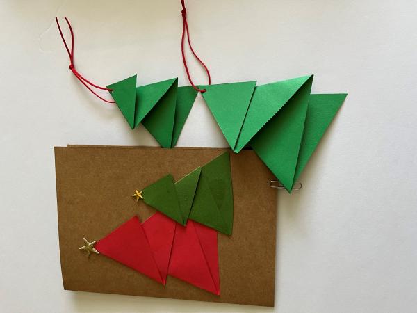 Image for event: Folded Paper Tree Cards &amp; Gift Tags