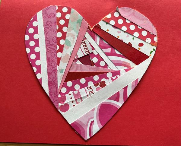 Image for event: February Paper Craft: Valentine Heart Card